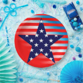 US Flagge Pappteller (Party)