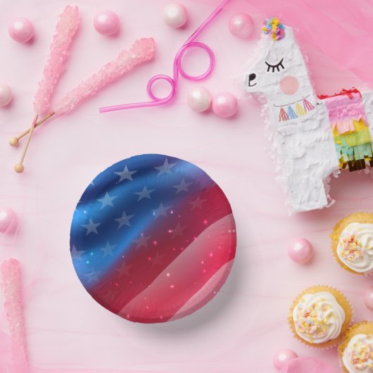 US Flagge Pappteller (Party)