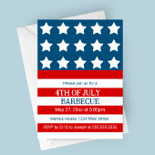 US Flagge Party Einladung