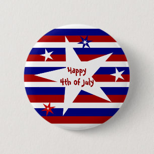US Flagge-Party-Knopf Button