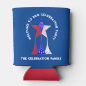 US Flagge Patriot Dosenkühler (Rückseite)