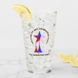 US Flagge Patriot Glas