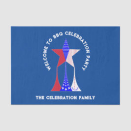 US Flagge Patriot Seidenpapier