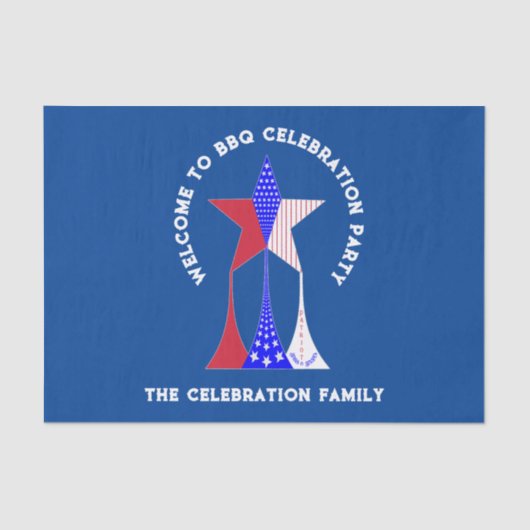 US Flagge Patriot Seidenpapier (Vorderseite)