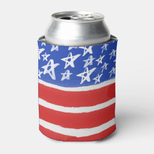 US Flagge, Patriotic, 4. Juli Dosenkühler