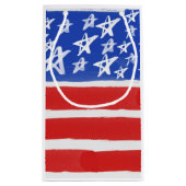 US Flagge, Patriotic, 4. Juli Kleine Geschenktüte (Rückseite)