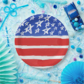 US Flagge, Patriotic, 4. Juli Pappteller (Party)