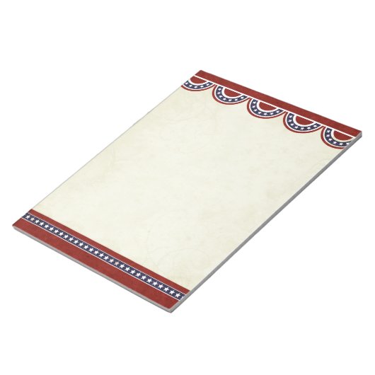 US Flagge Patriotic Notizblock (angewinkelt)