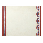 US Flagge Patriotic Notizblock (Vorderseite)
