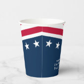 US Flagge Patriotic Picnic Party 8oz Pappbecher (Rechts)