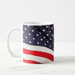 US-Flagge Patriotisch Kaffeetasse