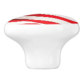 US-Flagge Patriotisch Keramikknauf (Seitenansicht)