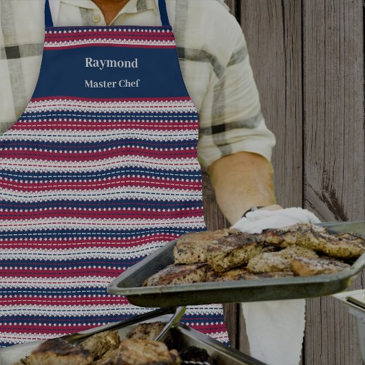 US Flagge - Patriotisch - Rotes Weiß Blau Schürze