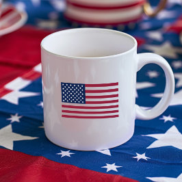 US Flagge - Patriotische Amerikanische Flagge 4. J Kaffeetasse