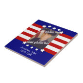 US Flagge-patriotische kundenspezifische Fliese (Seite)