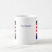 US Flagge-patriotische kundenspezifische Kaffeetasse (Mittel)