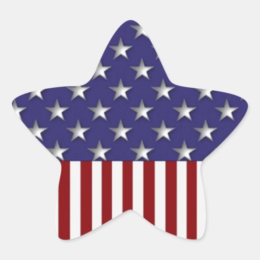 US Flagge Patriotische Sticker (Vorderseite)