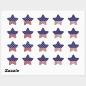 US Flagge Patriotische Sticker (Blatt)