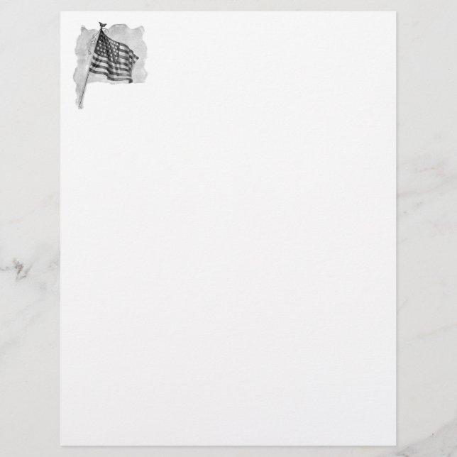 US-Flagge Patriotische Vintage Kunst (Vorderseite)