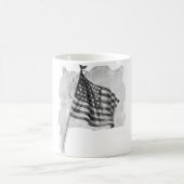 US-Flagge Patriotische Vintage Kunst Kaffeetasse (Mittel)