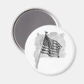 US-Flagge Patriotische Vintage Kunst Magnet (Vorderseite/Rückseite)