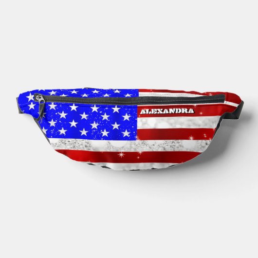 US-Flagge - Personalisiert Bauchtasche (Ablage )