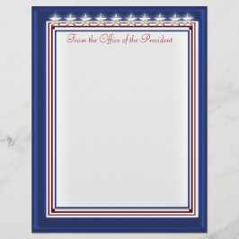 US Flagge (Personalisiertes Scrapbook Paper) Briefkopf