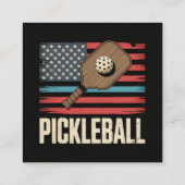 US-Flagge Pickleball Begleitkarte (Rückseite)