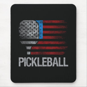 US-Flagge Pickleball-Spieler Paddleball-Liebhaber Mousepad