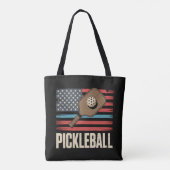 US-Flagge Pickleball Tasche (Rückseite)