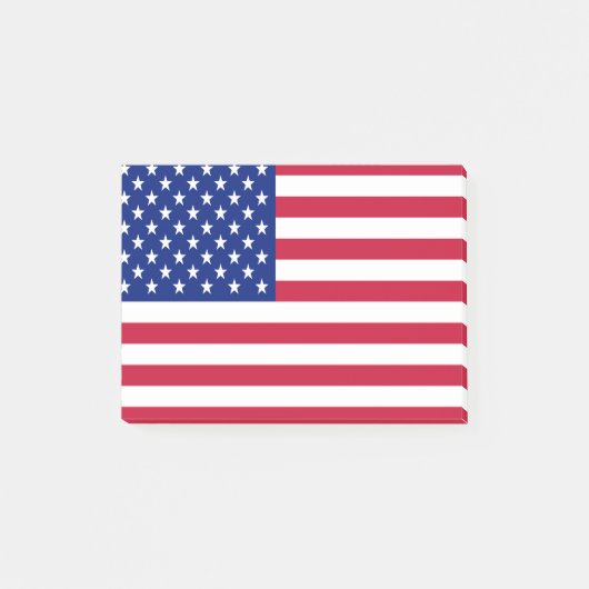 US Flagge Post-it Klebezettel (Vorderseite)