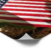 US Flagge Poster (Ecke)