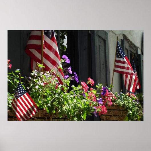 US Flagge Poster (Vorne)