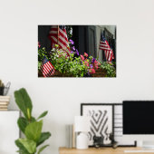 US Flagge Poster (Heimbüro)