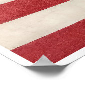 US-Flagge Poster (Ecke)