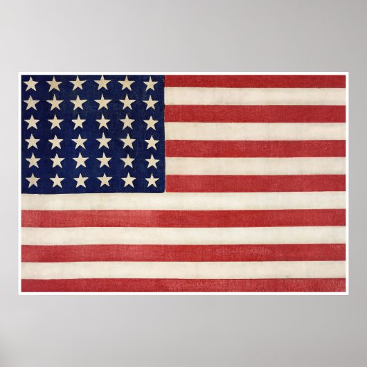 US-Flagge Poster (Vorne)