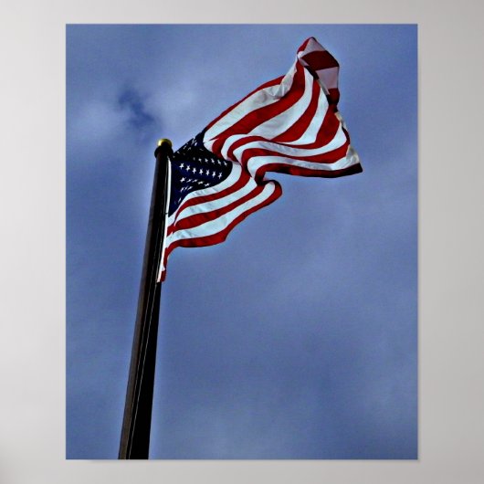 US Flagge Poster (Vorne)