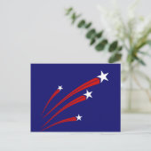 US Flagge Postkarte (Stehend Vorderseite)