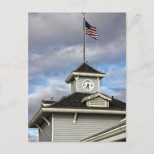 "US-Flagge" Postkarte (Vorderseite)