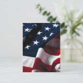 US-Flagge Postkarte (Stehend Vorderseite)