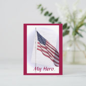 US Flagge Postkarte (Stehend Vorderseite)