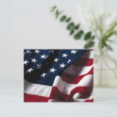 US-Flagge Postkarte (Stehend Vorderseite)