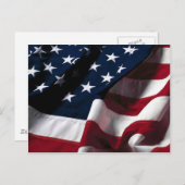 US-Flagge Postkarte (Vorne/Hinten)