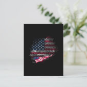 US-Flagge Postkarte (Stehend Vorderseite)