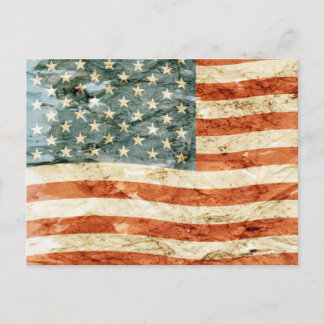 US Flagge Postkarte