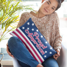 US-Flagge: Proud American stars & Stripe