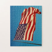 US Flagge Puzzle (Vertikal)