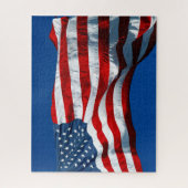 US Flagge Puzzle (Vertikal)