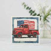 US Flagge Quest: Vintager Ruhm Feiertagskarte (Stehend Vorderseite)