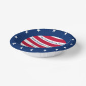 US Flagge Red White und Blue Patriotic Pappteller (Gewinkelt)